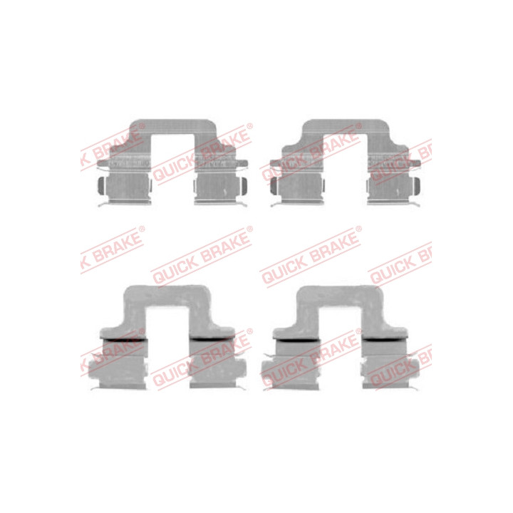 Zestaw montażowy klocków hamulcowych QUICK BRAKE 109-1731