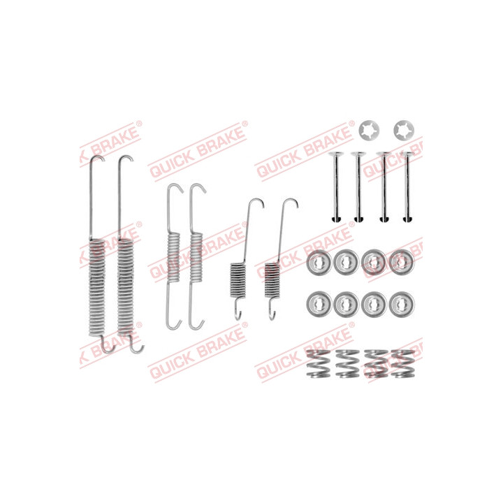 Zestaw montażowy szczęk hamulcowych QUICK BRAKE 105-0678