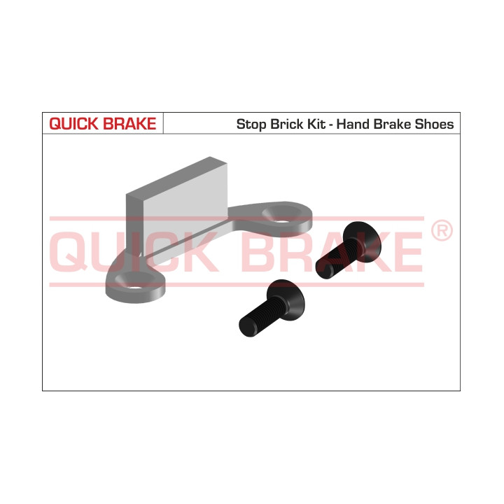 Zestaw montażowy szczęk hamulcowych QUICK BRAKE 105-0481