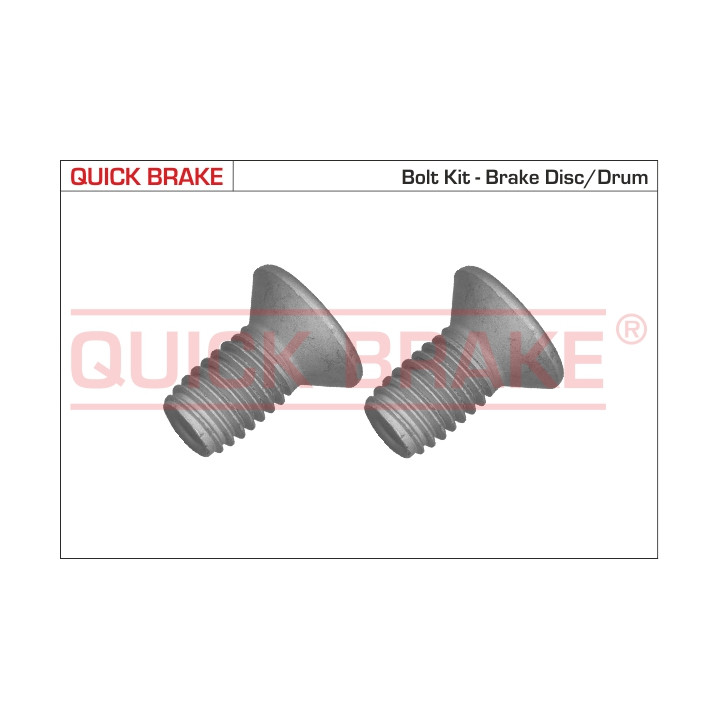 Zestaw śrub, tarcza hamulcowa QUICK BRAKE 11670K