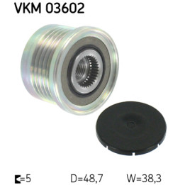 Sprzęgło jednokierunkowe alternatora SKF VKM 03602