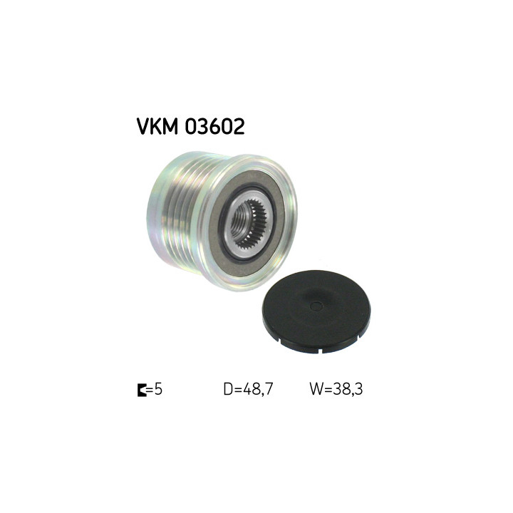 Sprzęgło jednokierunkowe alternatora SKF VKM 03602