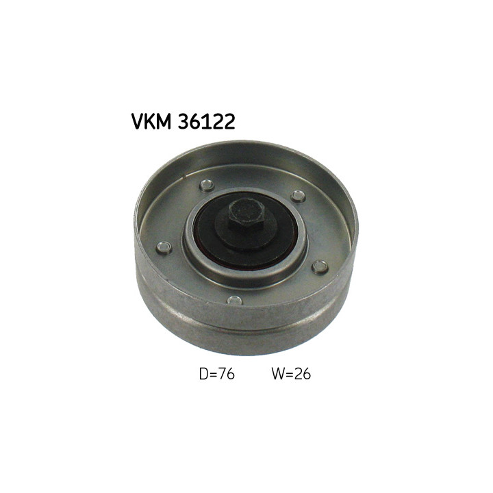 Rolka prowadząca pasek klinowy SKF VKM 36122