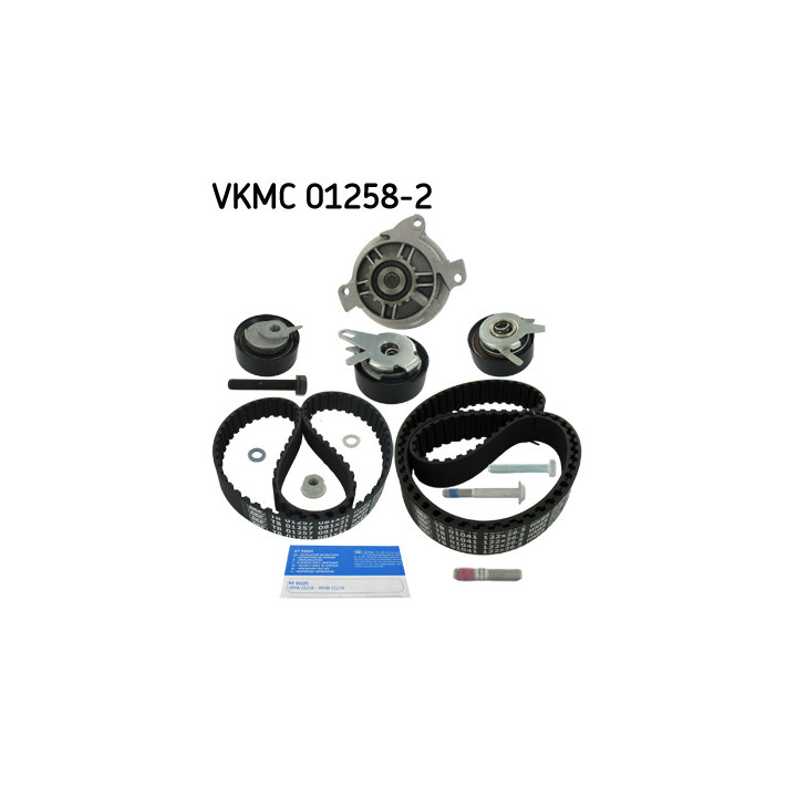 Pompa wodna + zestaw paska rozrządu SKF VKMC 01258-2