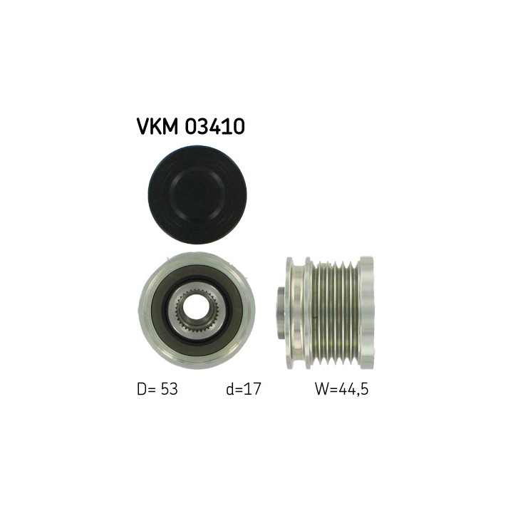 Sprzęgło jednokierunkowe alternatora SKF VKM 03410