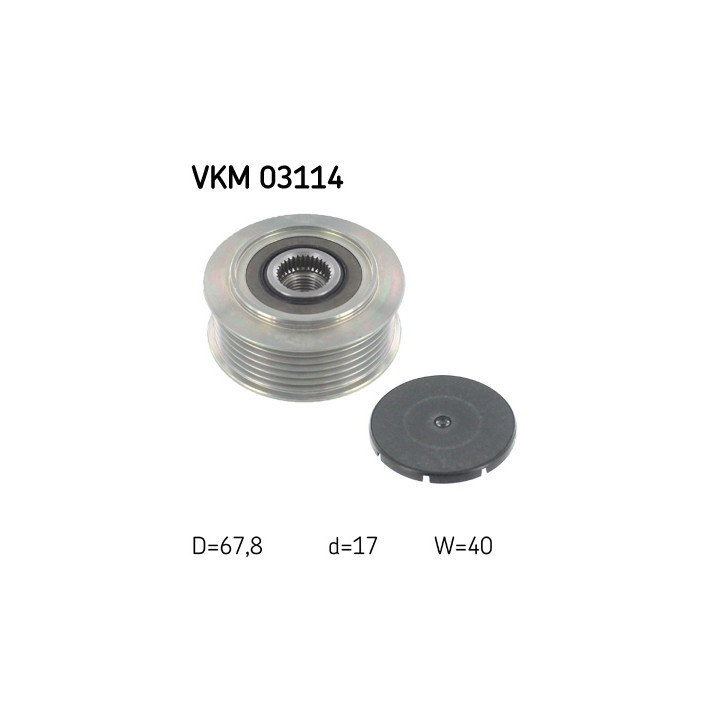 Sprzęgło jednokierunkowe alternatora SKF VKM 03114
