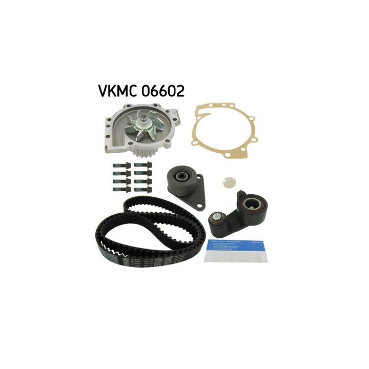 Pompa wodna + zestaw paska rozrządu SKF VKMC 06602
