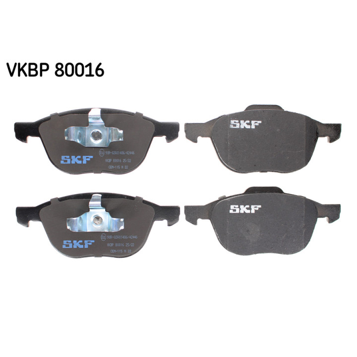 Klocki hamulcowe SKF VKBP 80016