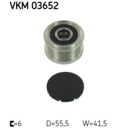 Sprzęgło jednokierunkowe alternatora SKF VKM 03652