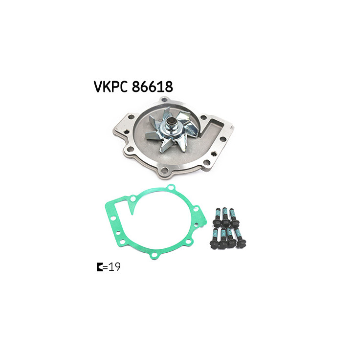 Pompa wody chłodzenia silnika SKF VKPC 86618