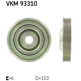 Koło pasowe wału korbowego SKF VKM 93310
