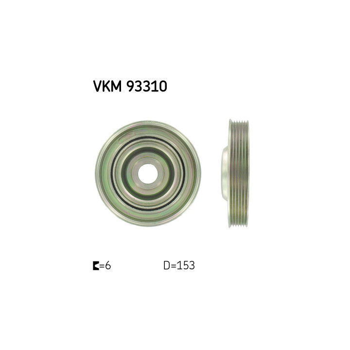 Koło pasowe wału korbowego SKF VKM 93310