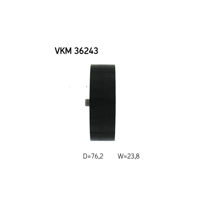 Rolka prowadząca pasek klinowy SKF VKM 36243