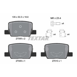 Klocki hamulcowe TEXTAR 2700801