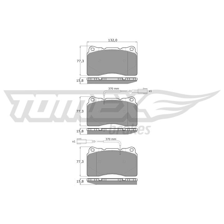 Klocki hamulcowe TOMEX Brakes TX 15-88