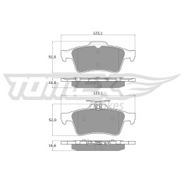 Klocki hamulcowe TOMEX Brakes TX 14-28