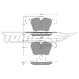Klocki hamulcowe TOMEX Brakes TX 16-64