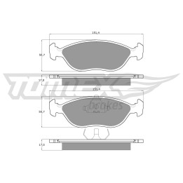 Klocki hamulcowe TOMEX Brakes TX 13-98