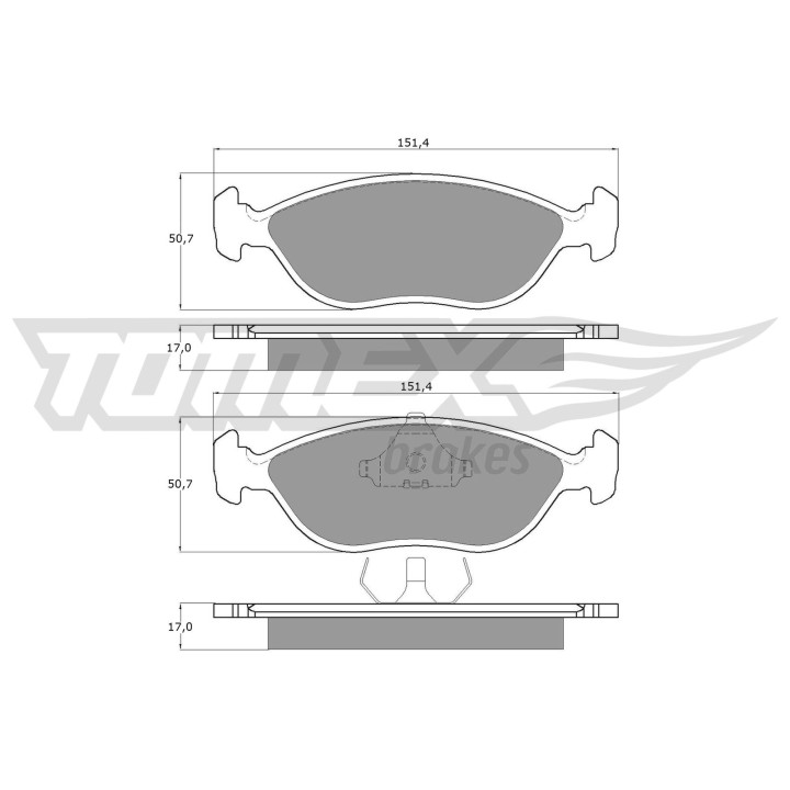 Klocki hamulcowe TOMEX Brakes TX 13-98