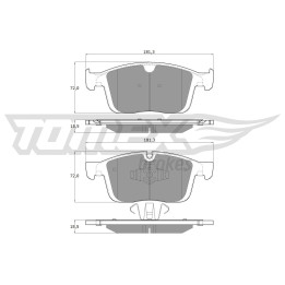 Klocki hamulcowe TOMEX Brakes TX 18-85
