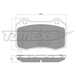 Klocki hamulcowe TOMEX Brakes TX 18-81