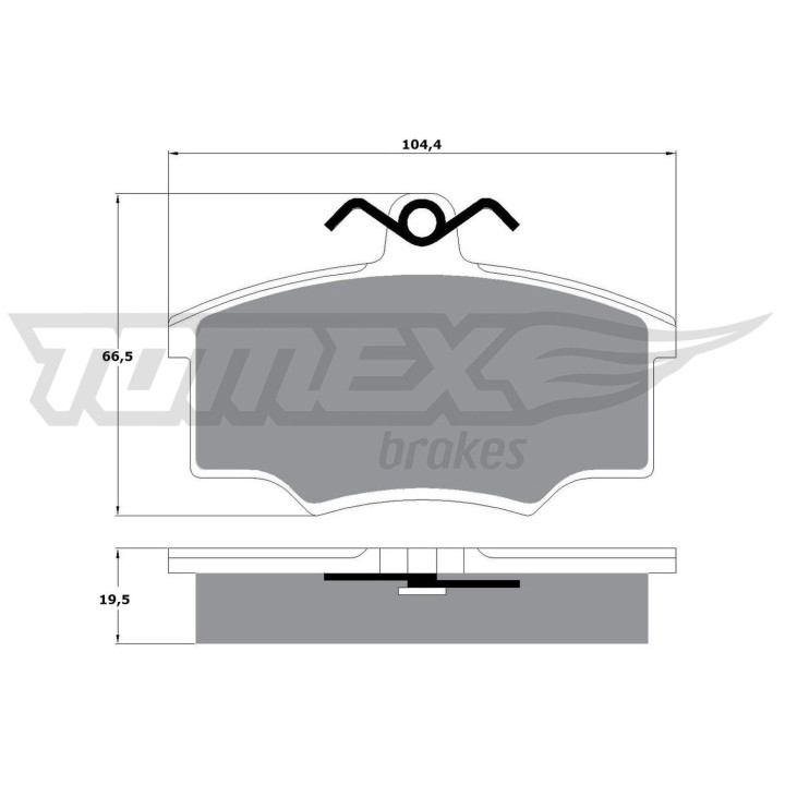 Klocki hamulcowe TOMEX Brakes TX 10-57