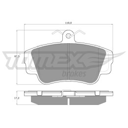 Klocki hamulcowe TOMEX Brakes TX 13-99