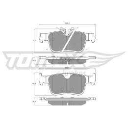 Klocki hamulcowe TOMEX Brakes TX 18-872