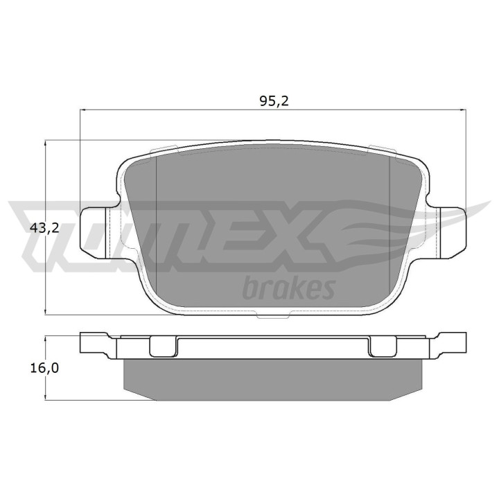 Klocki hamulcowe TOMEX Brakes TX 14-48