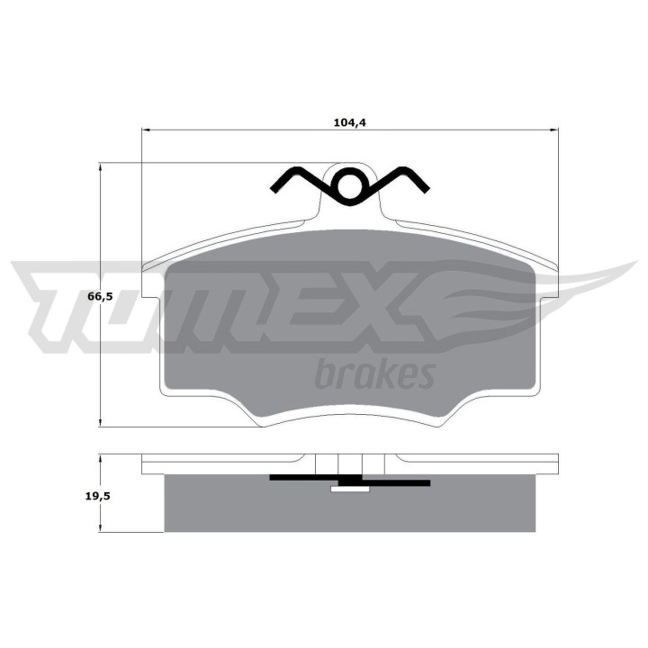 Klocki hamulcowe TOMEX Brakes TX 10-59
