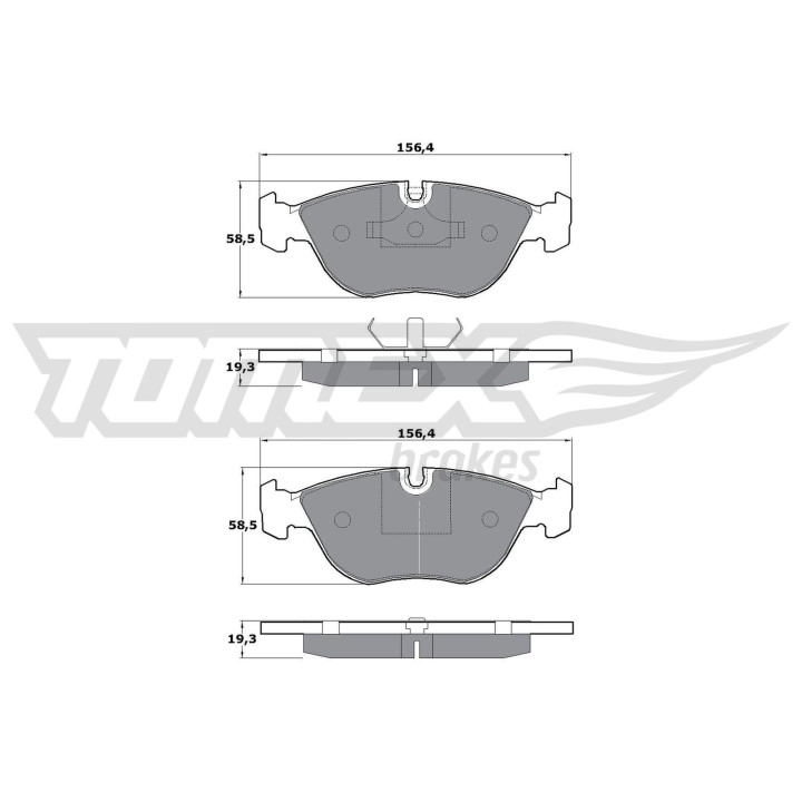 Klocki hamulcowe TOMEX Brakes TX 14-02