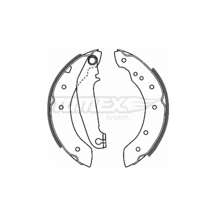 Zestaw szczęk hamulcowych TOMEX Brakes TX 20-65