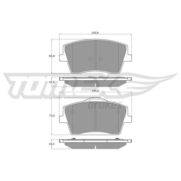Klocki hamulcowe TOMEX Brakes TX 19-16