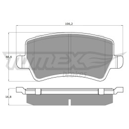 Klocki hamulcowe TOMEX Brakes TX 14-85
