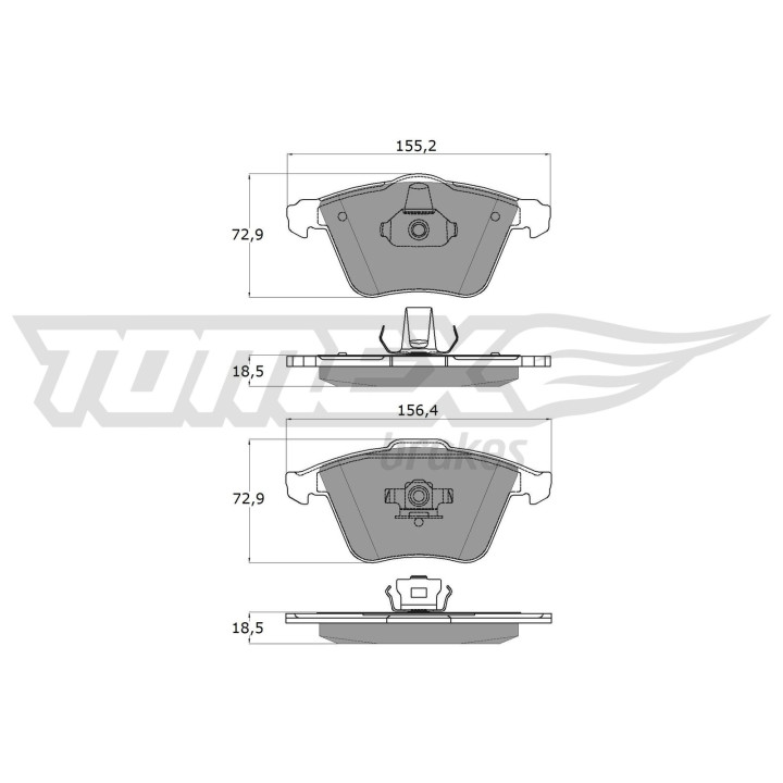 Klocki hamulcowe TOMEX Brakes TX 15-26