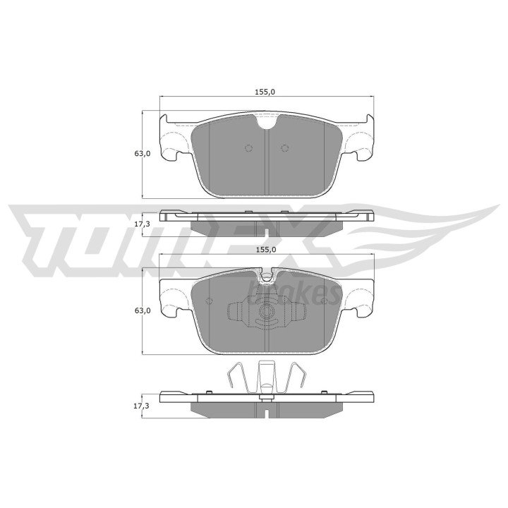 Klocki hamulcowe TOMEX Brakes TX 18-86