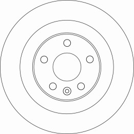 Tarcza hamulcowa TRW DF6588