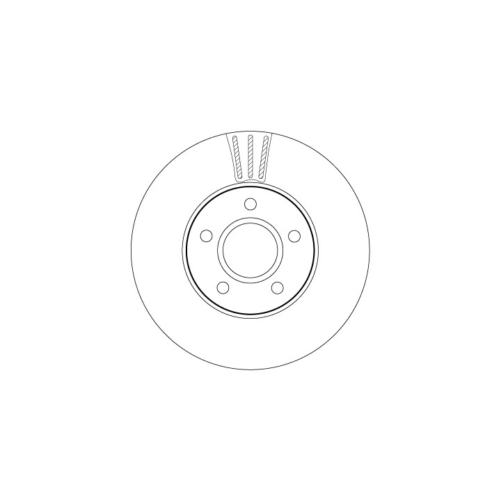 Tarcza hamulcowa TRW DF4465