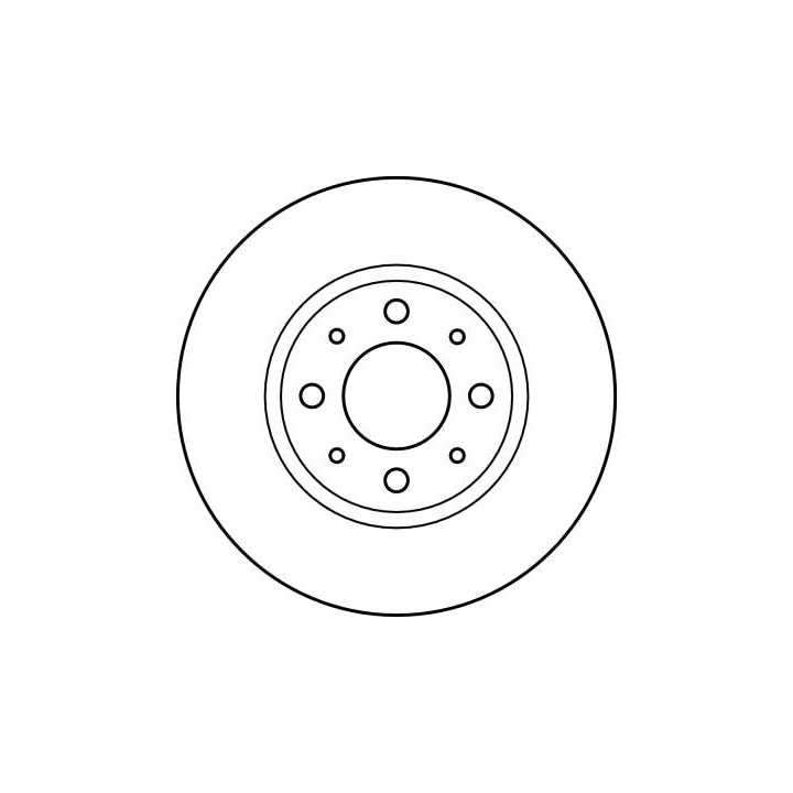 Tarcza hamulcowa TRW DF2621