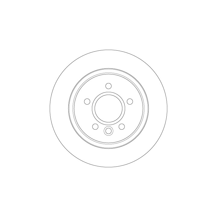 Tarcza hamulcowa TRW DF6535
