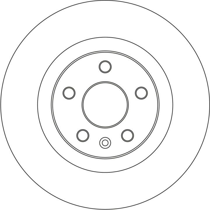 Tarcza hamulcowa TRW DF6776S