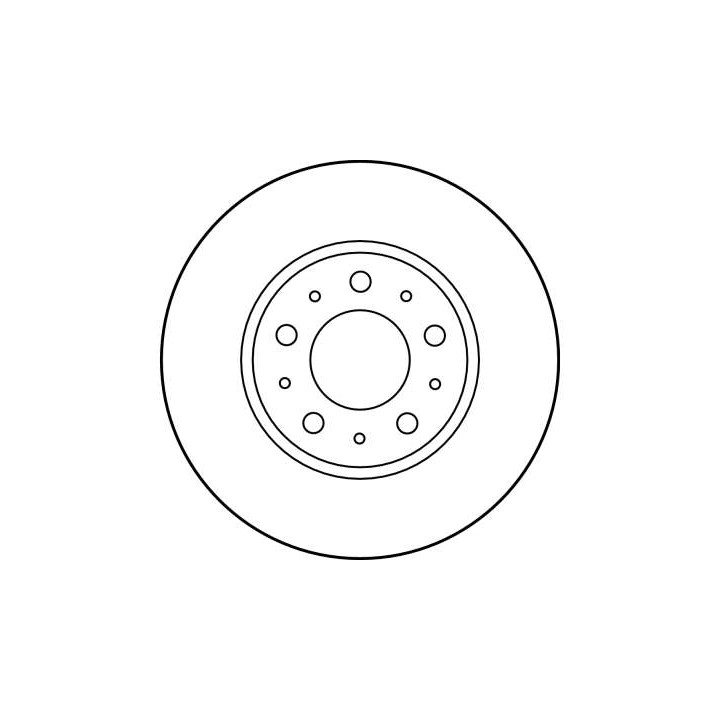 Tarcza hamulcowa TRW DF2671