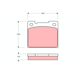 Klocki hamulcowe TRW GDB1066