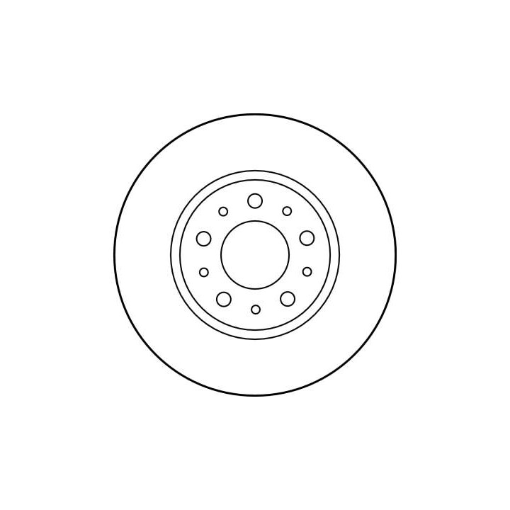Tarcza hamulcowa TRW DF1697