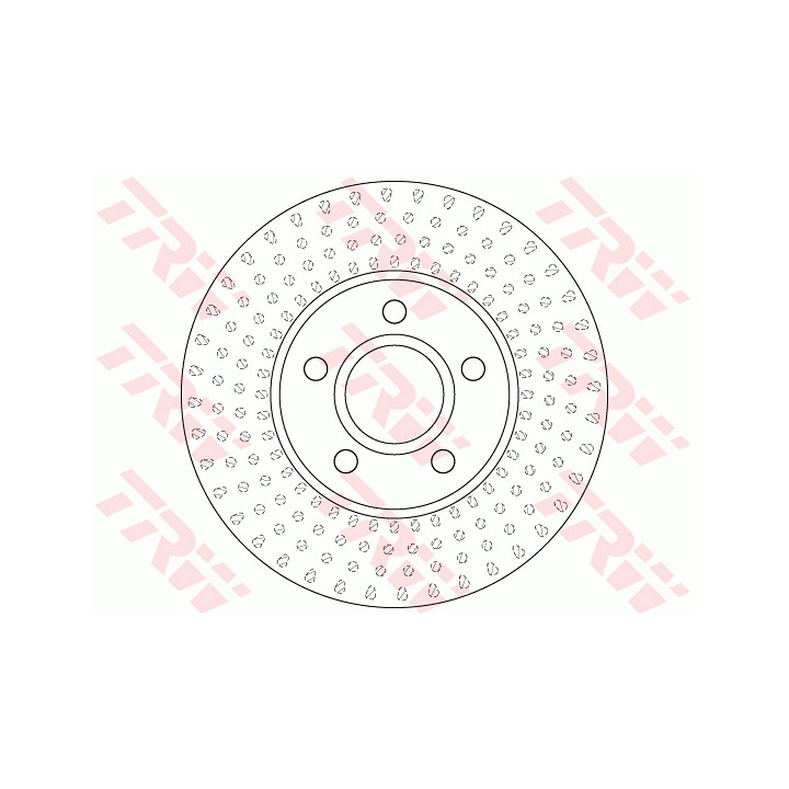 Tarcza hamulcowa TRW DF6536