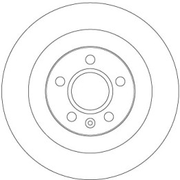 Tarcza hamulcowa TRW DF6970