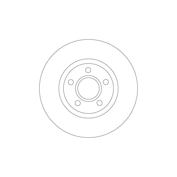Tarcza hamulcowa TRW DF4424