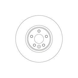 Tarcza hamulcowa TRW DF6724S