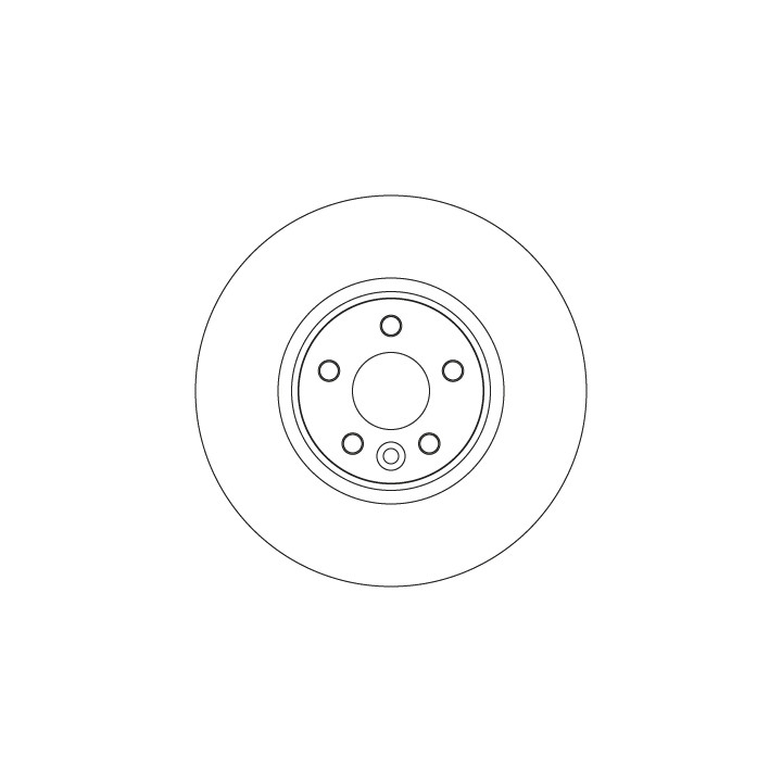 Tarcza hamulcowa TRW DF6724S