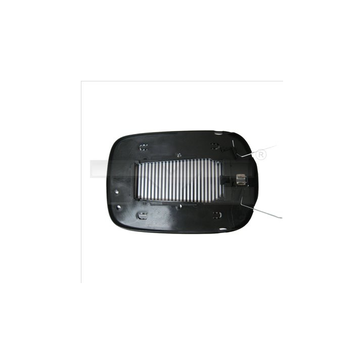 Szkło lusterka zewnętrznego TYC 338-0050-1